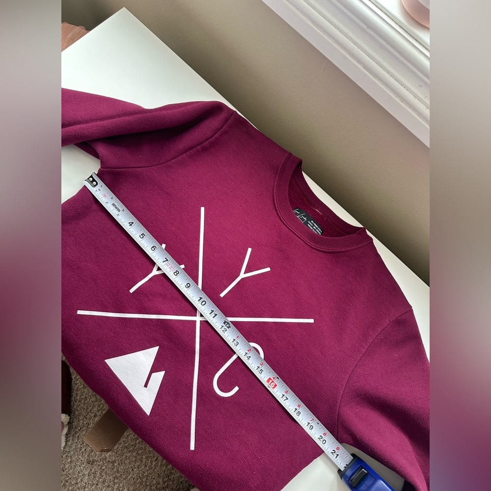 Local Laundry YYC Crew Neck - Maroon - Picture 5 of 5